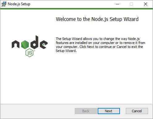 nodejs kurulumu